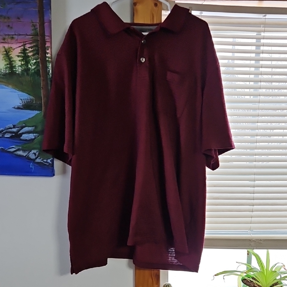 Van Heusen Deep Red Polo Shirt
